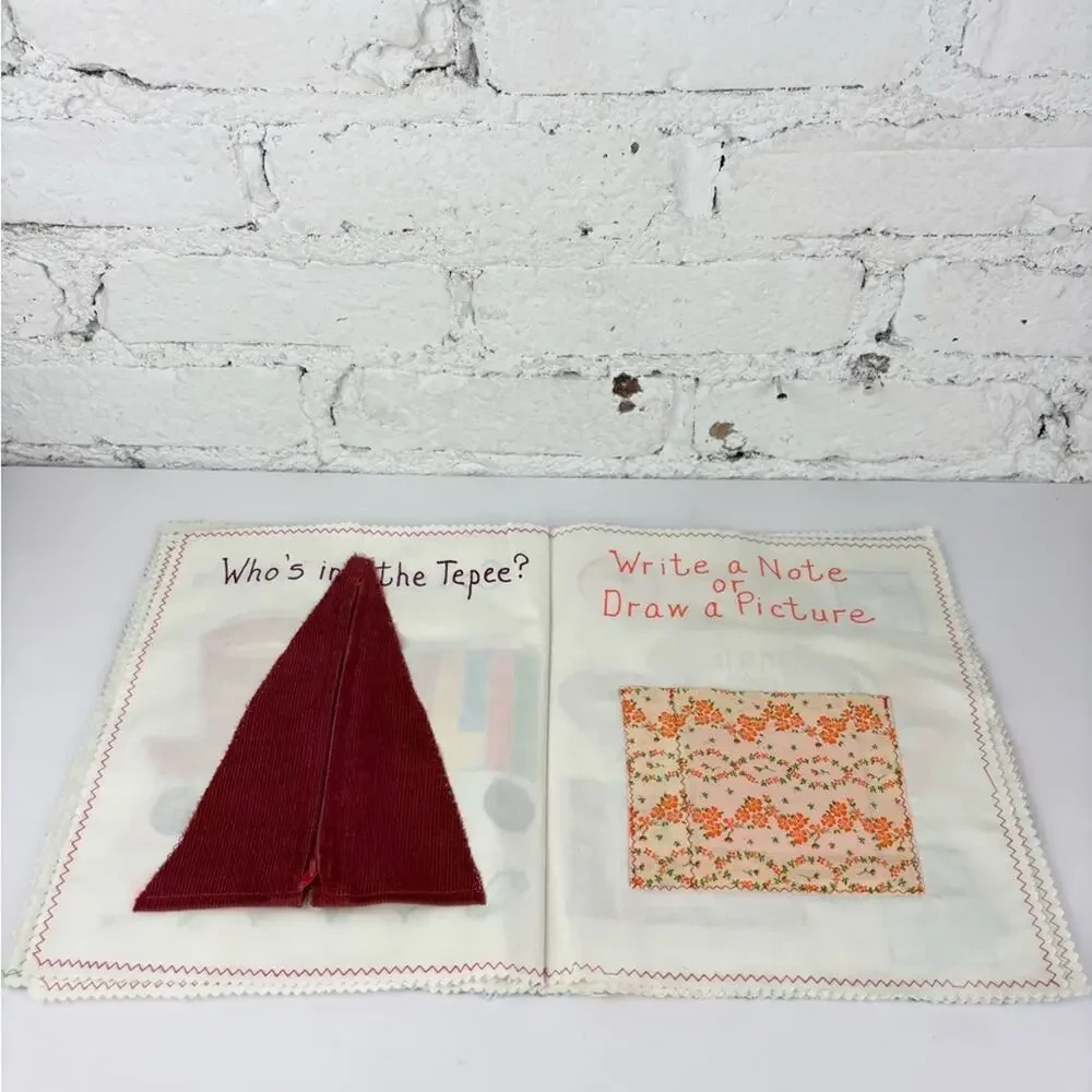 Vintage Handmade Cloth My Quiet Book